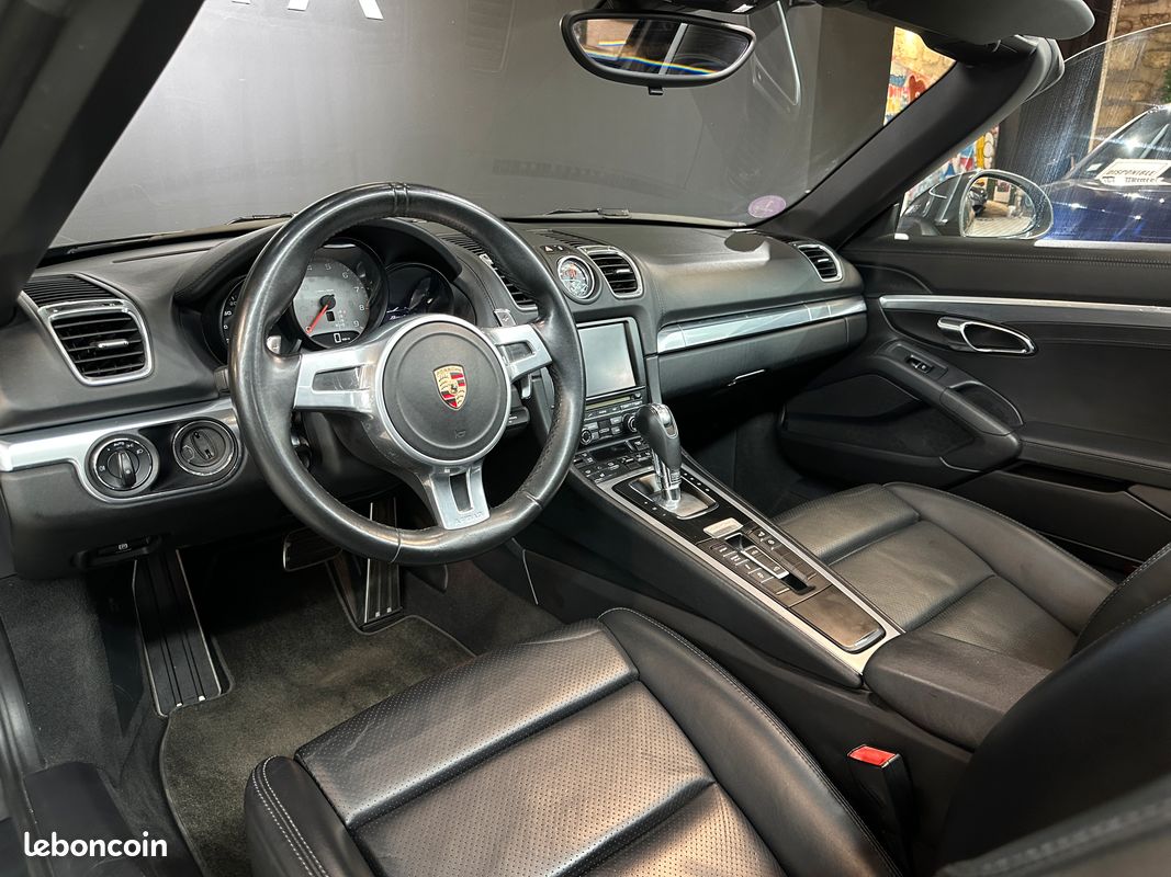 Porsche Boxster S 981 3.4L 315ch PDK | Pack Chrono | Cuir étendu | 690 euros/mois (image 2)