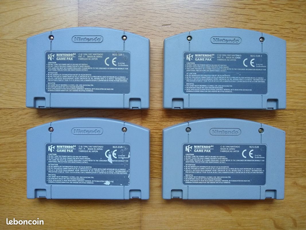 [Vendu] Jeux Nintendo 64 (image 2)