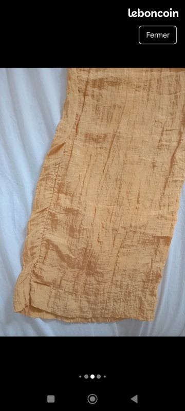 Leboncoin Pantalon Fluide Taille 48 Pantalon Froissé Jaune S H&M