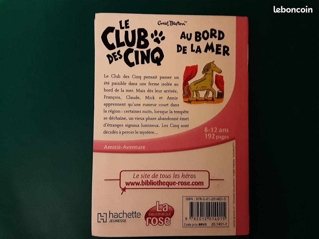 Lot de 4 livres Le club des cinq, bibliothèque rose (image 3)