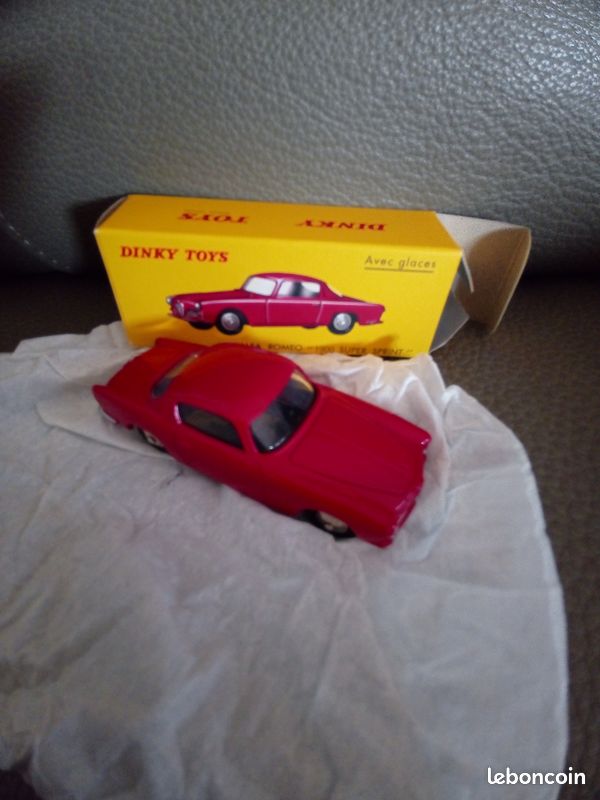 Dinky Toys GB N°185 Alfa Romeo 1900 Super Sprint Rouge - Miniature 1/43 En Boîte