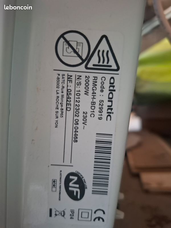 Radiateur Atlantic 2000 W (image 3)