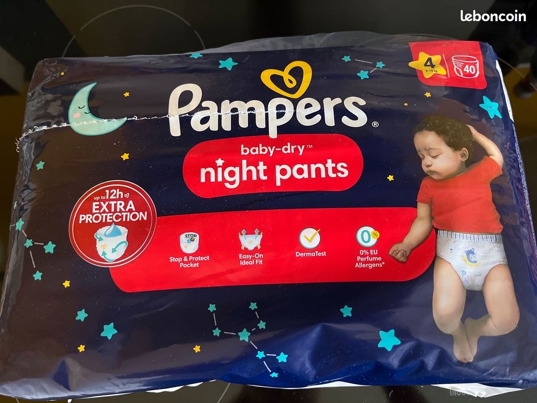 Couches baby dry night-club pants taille 4 (image 1)