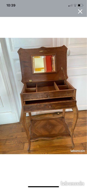 Coiffeuse ancienne ou petit meuble de rangement (image 1)