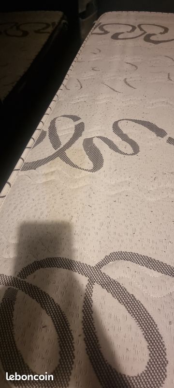 Vend lit 2 places avec matelas ou sans (image 9)
