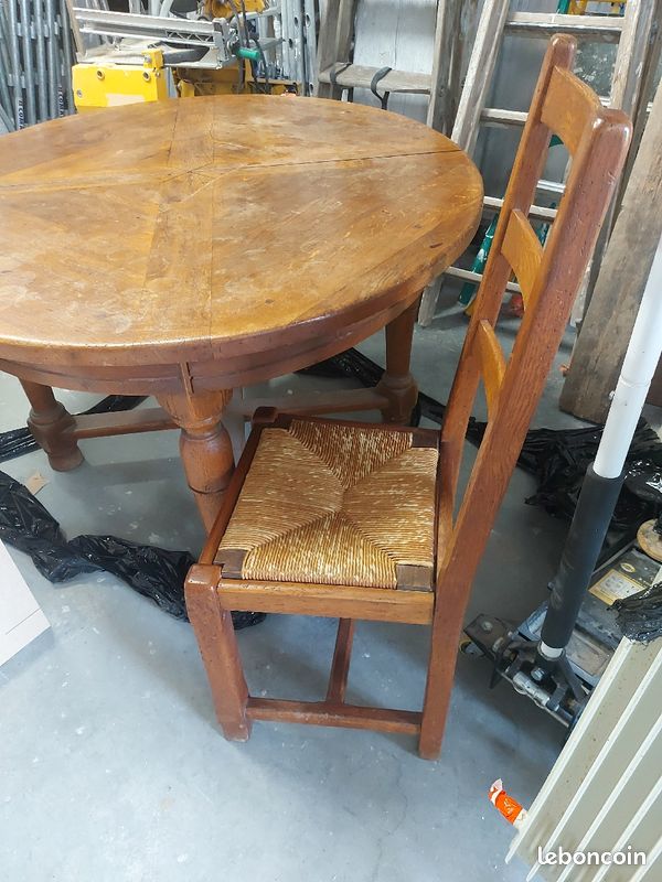 Table ovale + 4 chaises (image 4)