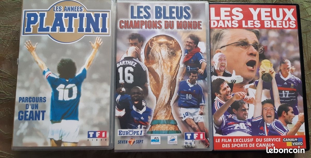 Les bleus Coupe du monde 98, avec Zidane et parcours de Michel Platini (image 1)