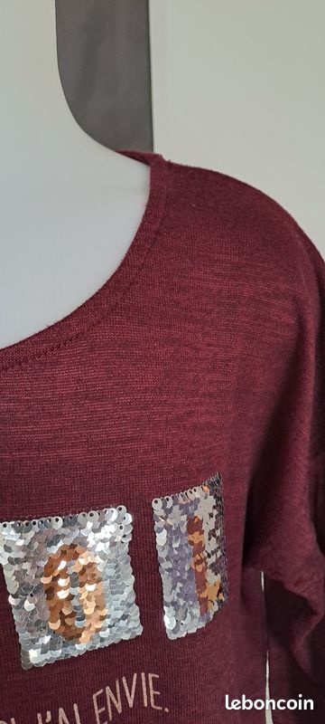 Pull fin manches longues (image 5)