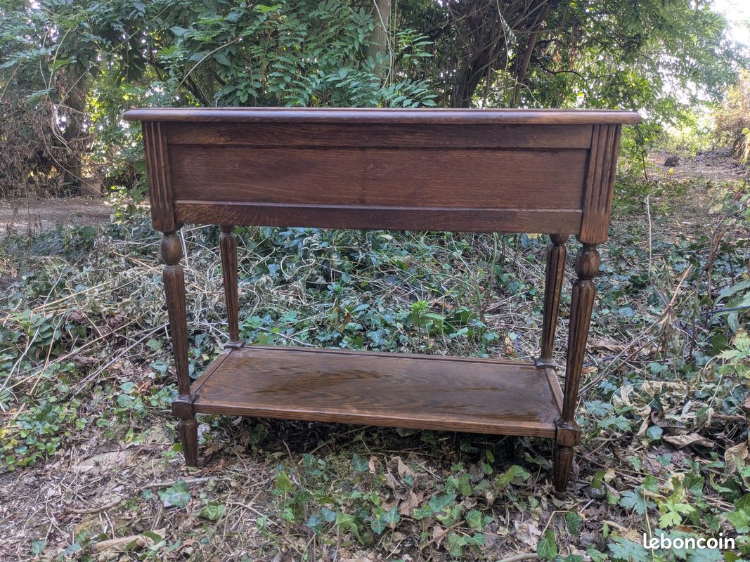 Meuble bois avec bac (image 1)
