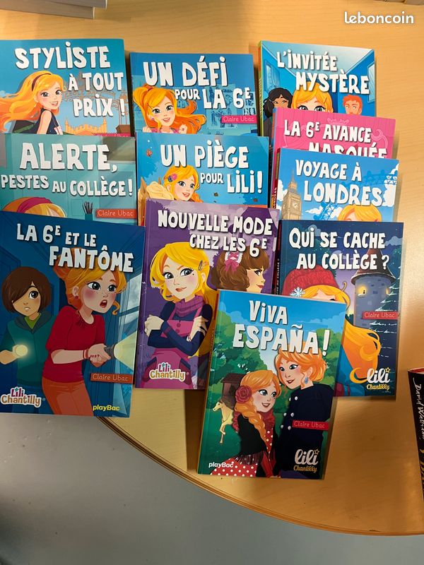 Lot de 11 livres Lili Chantilly (image 1)