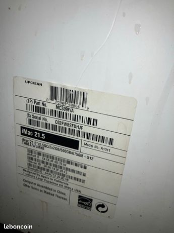 Imac MC309F/A - Ordinateurs
