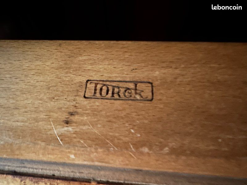 Bureau tubulaire belge de Torck Meuble, métier années 1950 enfant école (image 2)