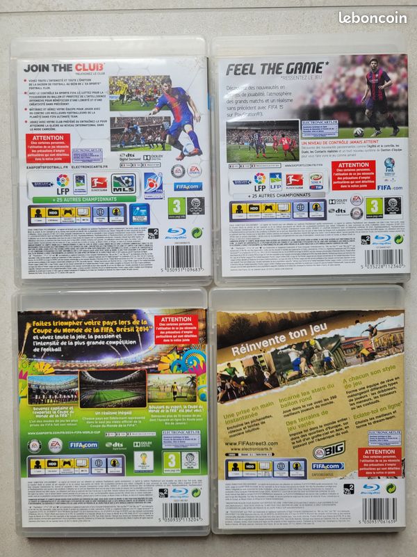 Lot jeux PS3 Foot (image 2)