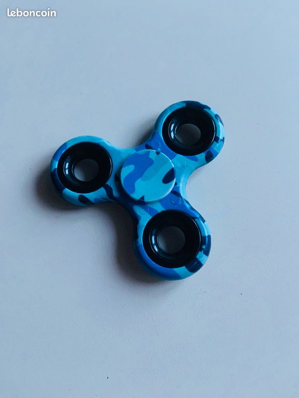 Hand Spinner Bleu Camouflage (image 1)