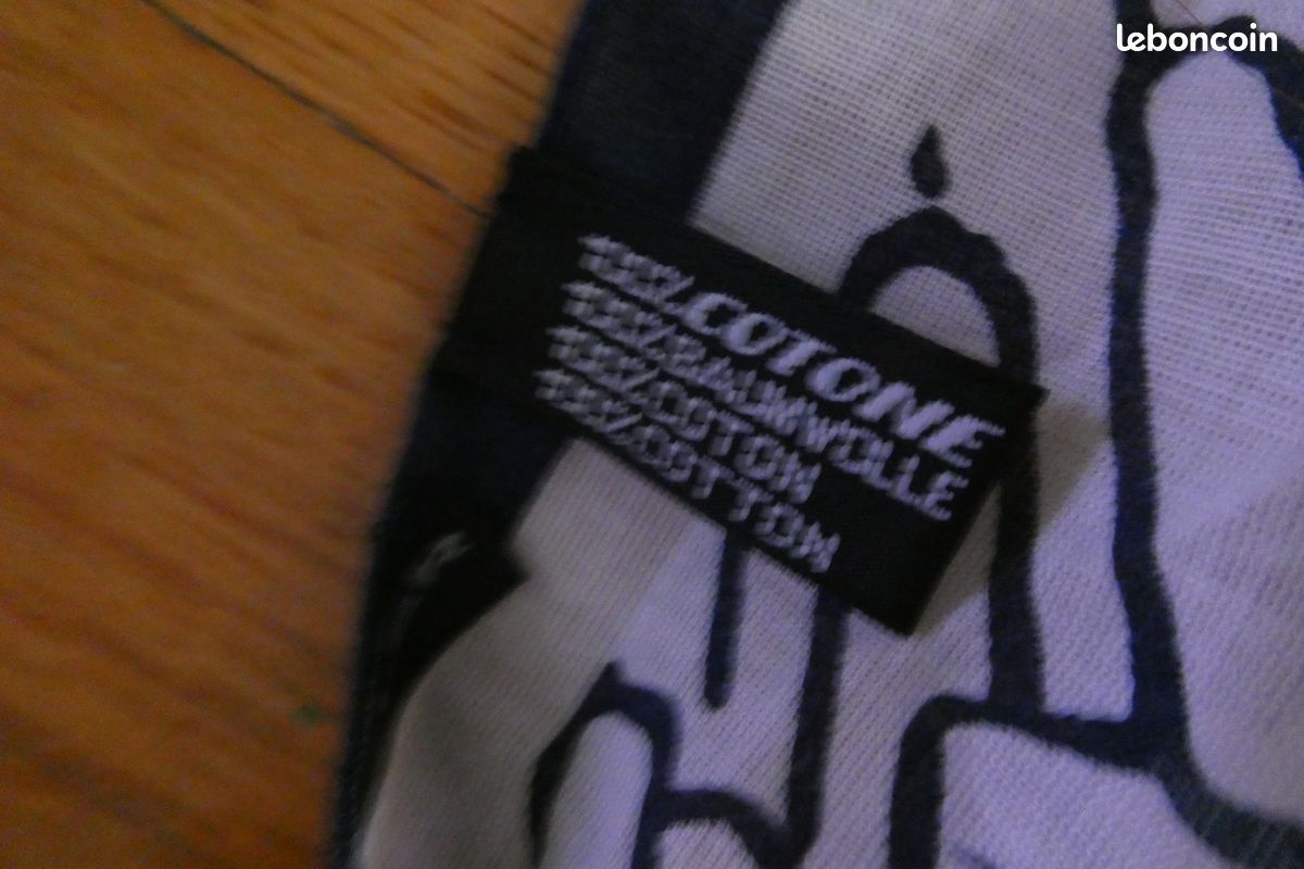 Foulard mugler coton poisson exotique (image 2)