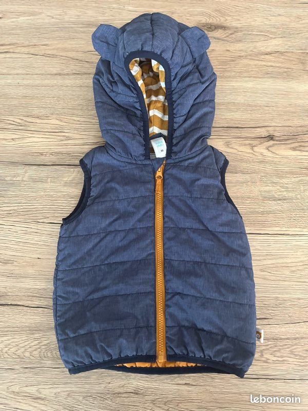 Doudoune veste sans manche garçon 86cm C&A tbe Vêtements bébé