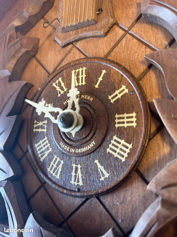 Cadran En Bois Pour Horloge Pendule Coucou Forêt Noire