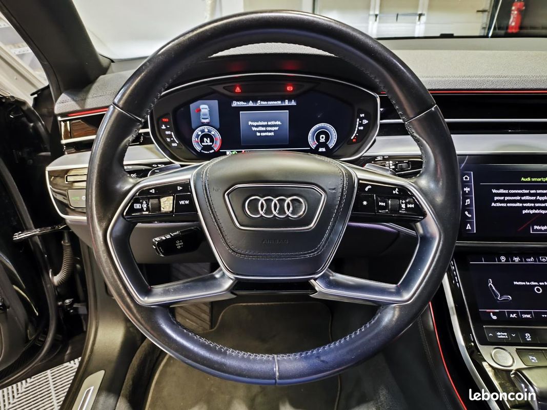 AUDI A8 Quattro 3.0 V6 50 TDI - 286 - BVA Tiptronic 2018 BERLINE Limousine Avus Extended PHASE 1 (image 23)