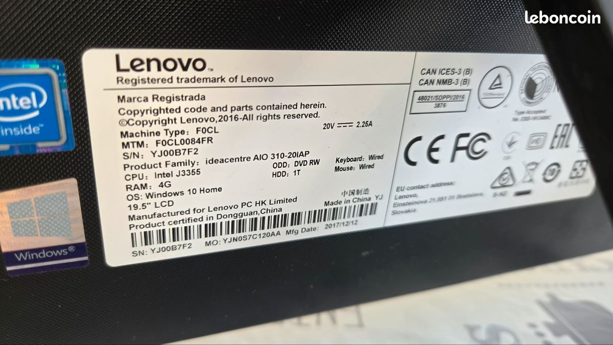 Ordinateur lenovo (image 3)