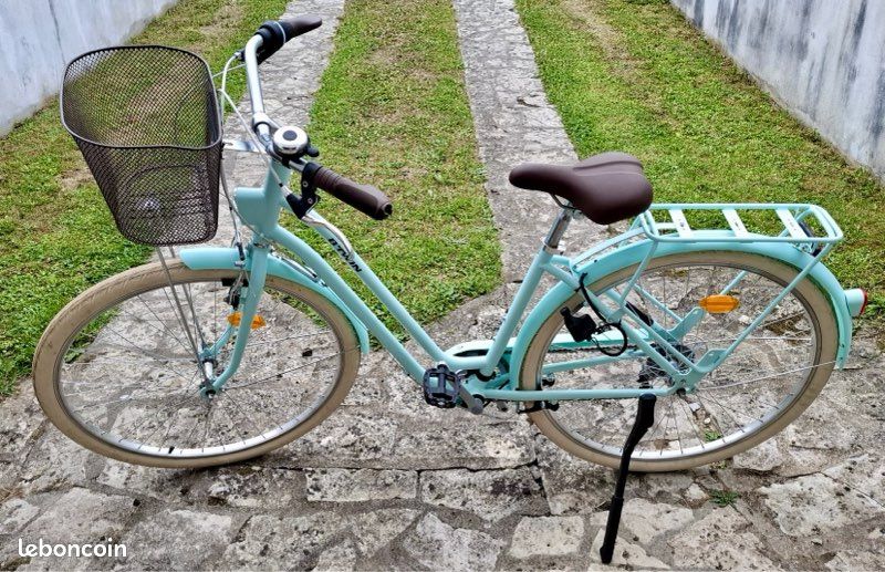 Vélo BTWIN ELOPS 520 vert menthe clair Vélos