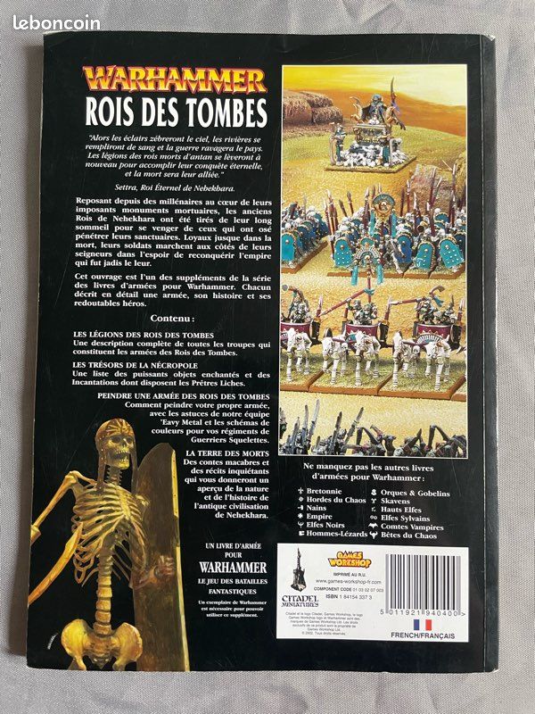 Livre D'Armee Roi Des Tombes Games Workshop (image 2)