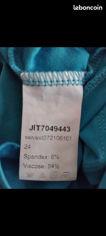 Débardeur bleu shein neuf 46 (image 4)
