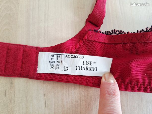 LISE CHARMEL CHARME FUTUR SOUTIEN-GORGE SANS ARMATURE ROUGE