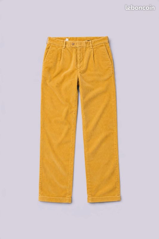 Pantalon en velours côtelé grande taille Brisbane moss (image 1)