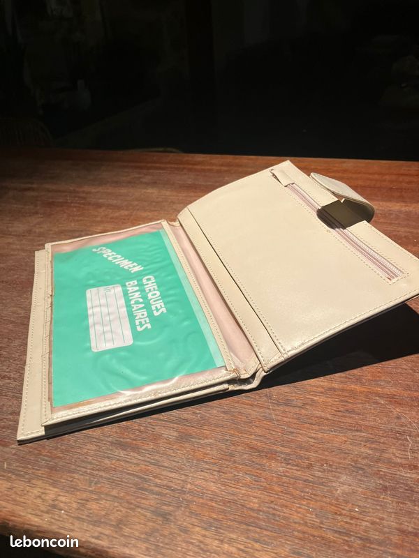 Porte feuille porte chequier porte carte cuir (image 3)