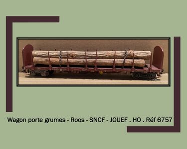 Wagon HO JOUEF 6757 - Modélisme Ferroviaire Ancien