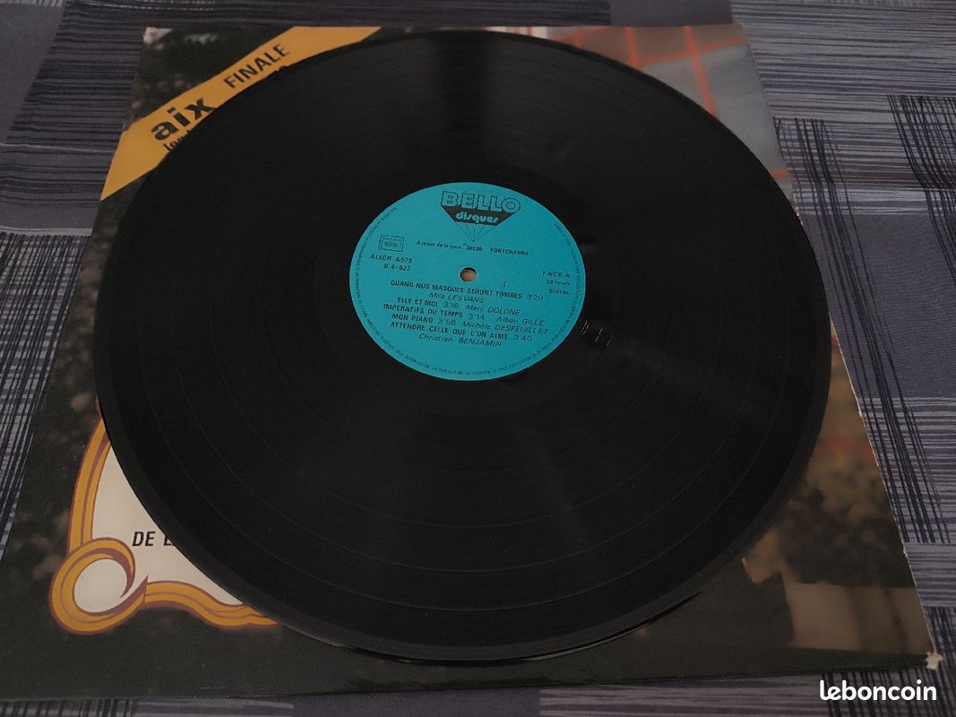 Disque Vinyl vintage - Aix'Or, finale 1979 (image 2)
