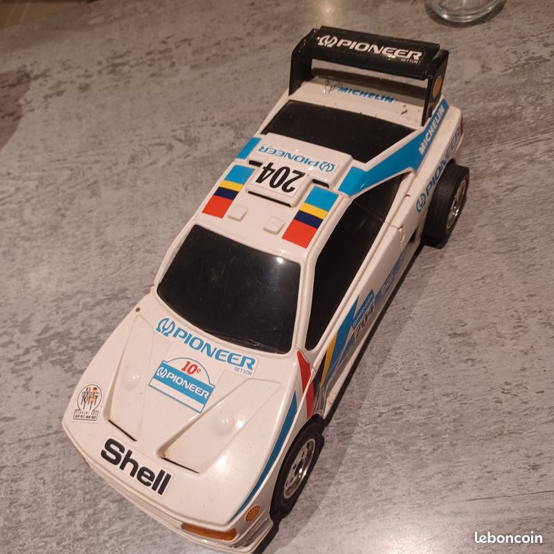 Nikko 1988 Peugeot 405 Turbo 16 #204 Pioneer - Jouet RC Vintage 19,3 Cm - Pièces