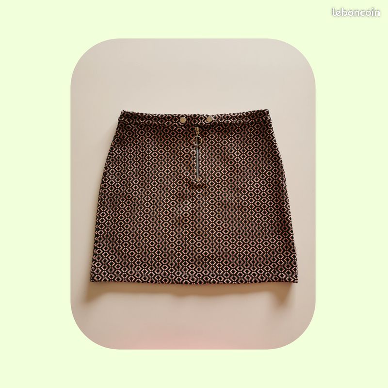 Jupe Crayon Topshop Taille 10 - Noire En Polyester, Longueur Mi-genou, Neuve Avec étiquettes