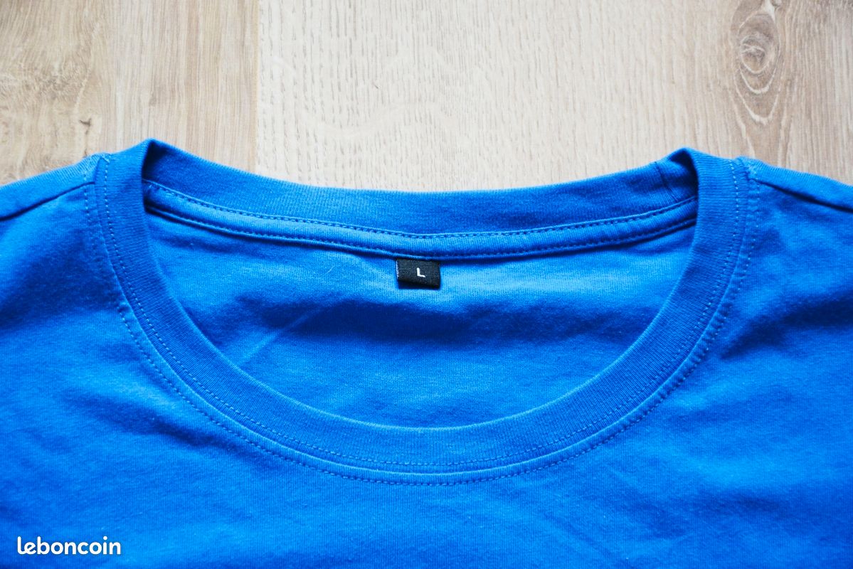 T-shirt My Hero Academia Burger King Taille XL - Bleu Flammes, NEUF Avec étiquettes !