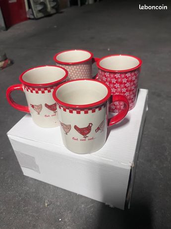 Lot de 3 tasses et sous-tasses Vintage - Arts de la table