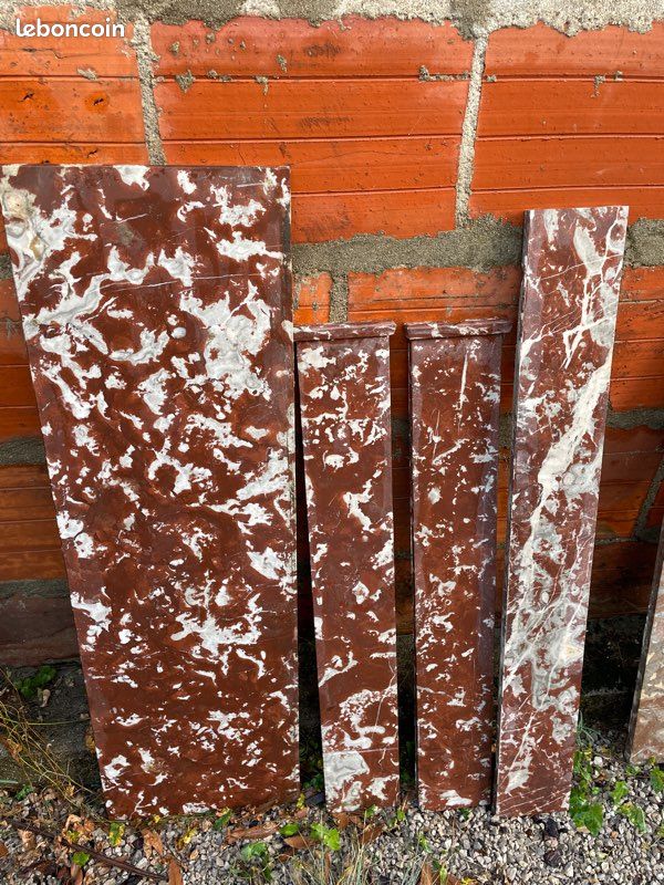 Habillage cheminée en marbre 105x33 (image 1)