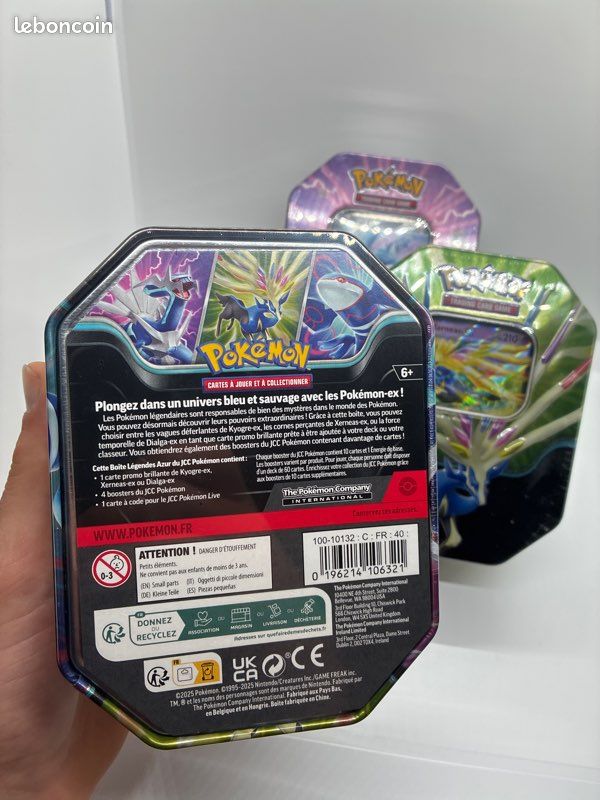 Trio lot de 3 pokemon pokemon kyogre dialga et xerneas ex (image 3)