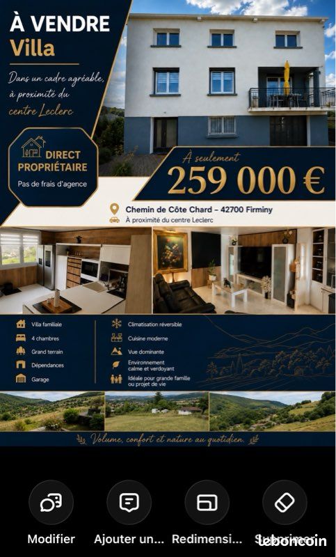 Maison 5 pièces 130 m² · à Firminy · 130 m² · 259 000 €