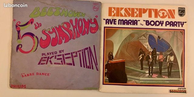 Lot 2 * 45t disques vinyles Ekseption (image 1)