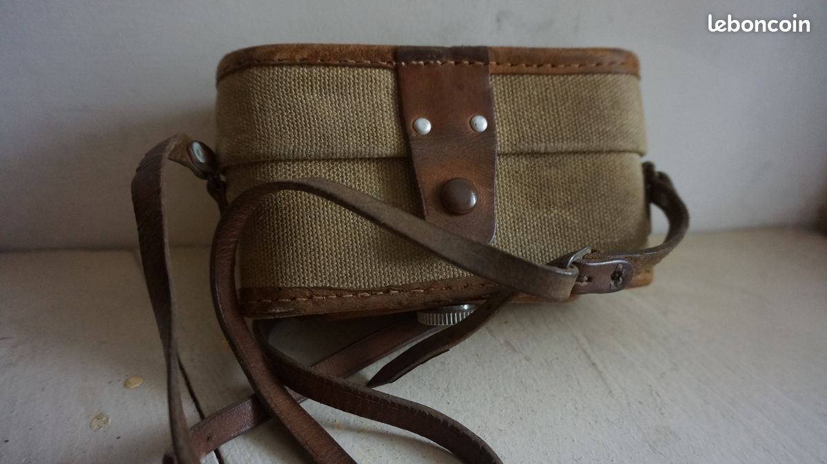 Foca, rare étui toile et cuir original 1947 aen bel état (image 3)