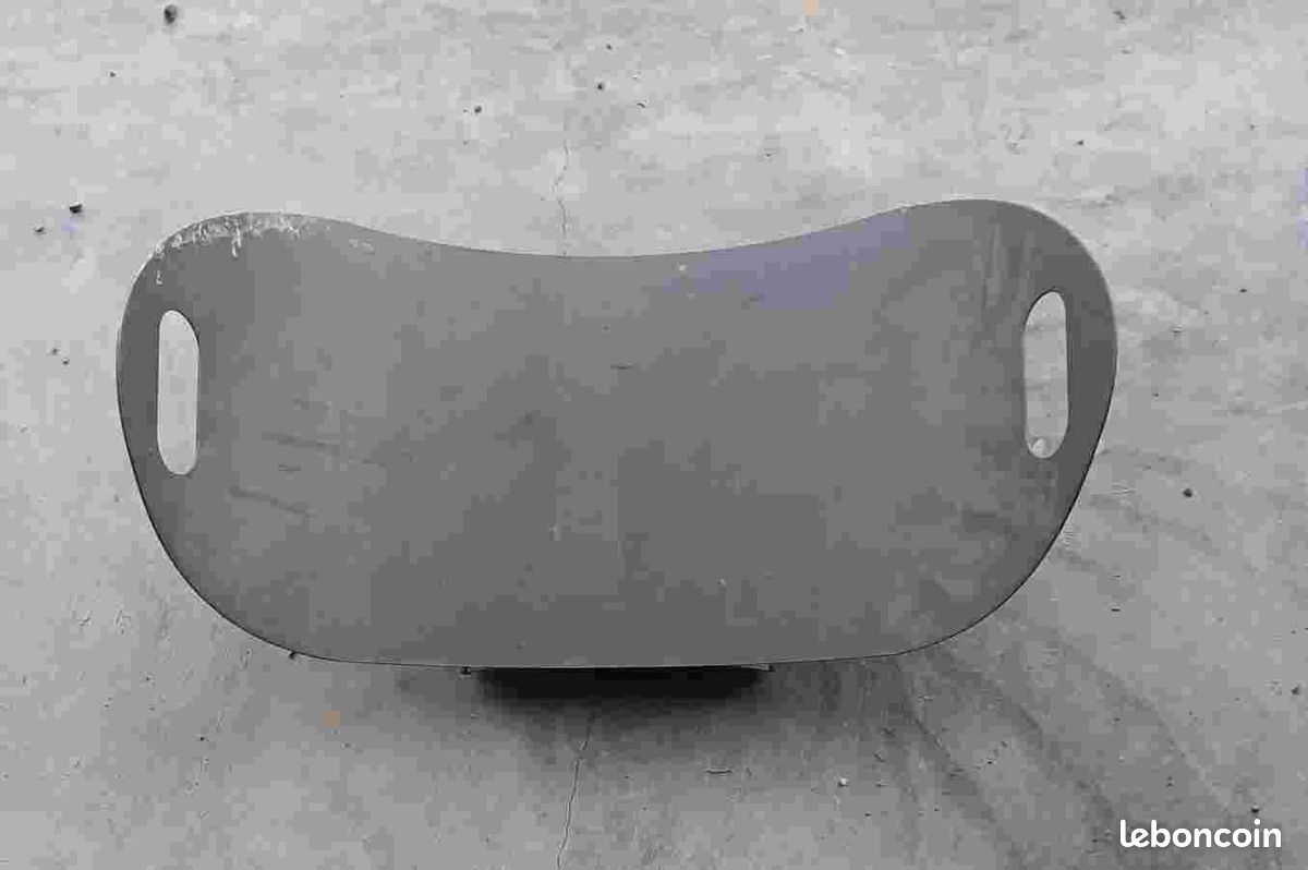 Porte bois métal gris (image 1)