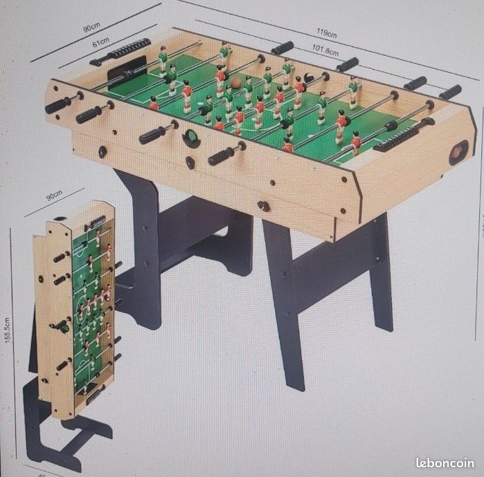Table multi jeux (billard, baby-foot, etc.) (image 2)