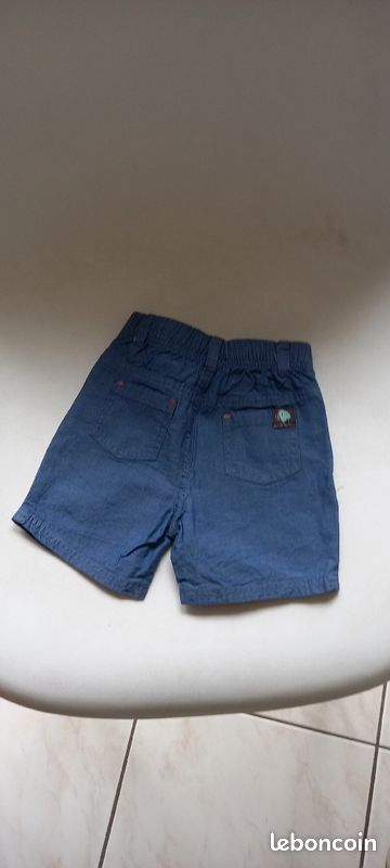 Short toile jean (image 2)