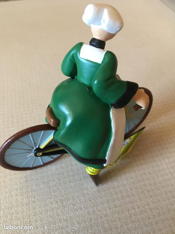 Figurine Bécassine patineuse en résine peinte à la main - L'Oiseau de Paradis