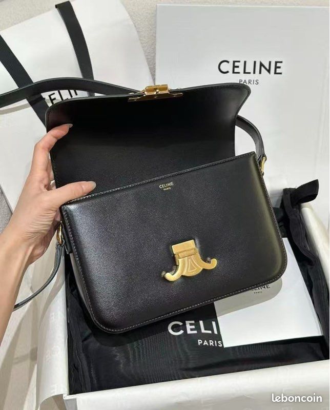 CELINE triomphe teen (18,5cm) cuir agneau (image 2)