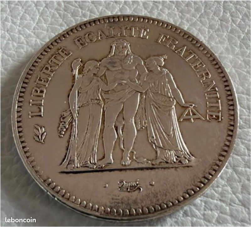 Pièce de 50 Fr. En argent (image 2)
