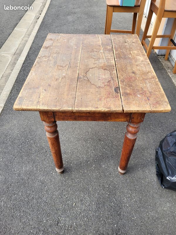 Vieille table début 1900 (image 2)