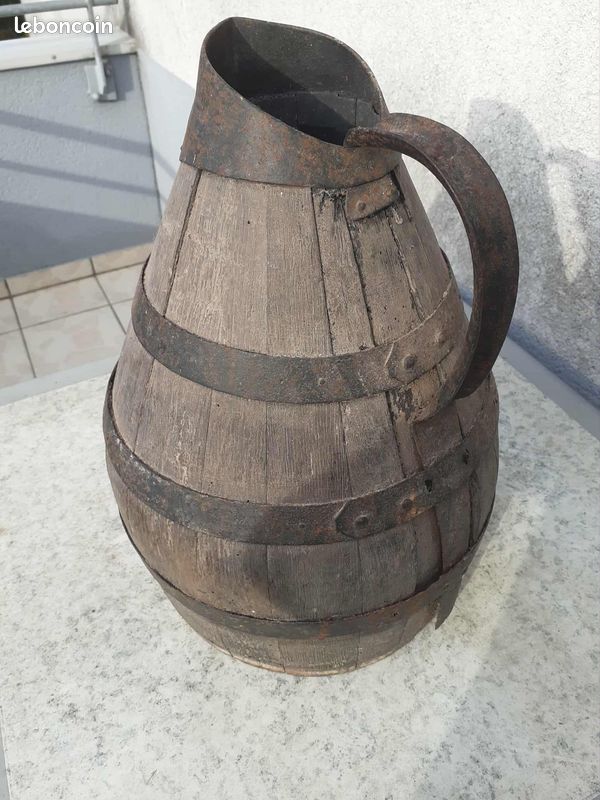 Cruche Broc a cidre ancien grand modèle (image 1)