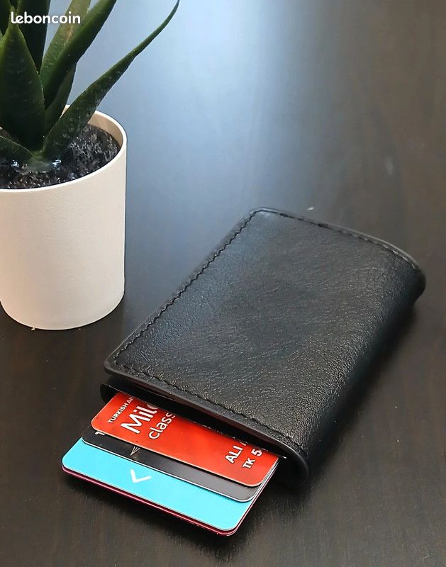 Gents RFID Card Organizer - Portefeuille mince et élégant
