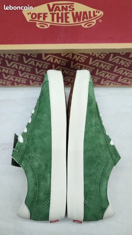 Baskets mixtes Vans sport low vert et blanc taille 38 neuves (image 12)